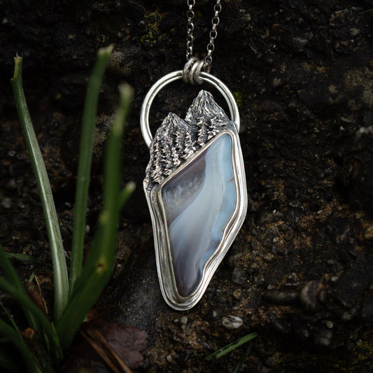 Alpine Serenity Sterling Silver Necklace