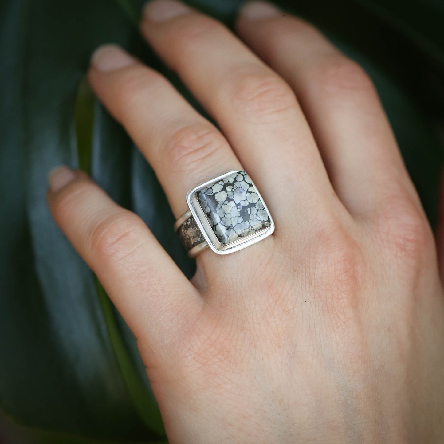 Silver Peak Variscite Size 7 Sterling Silver Ring