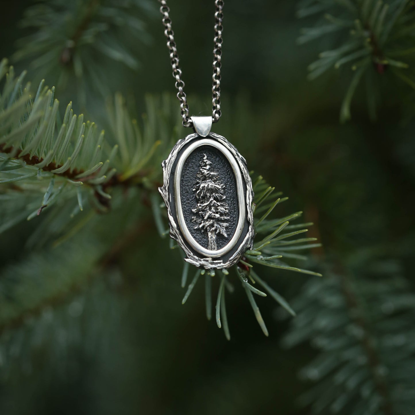 Growth- Sterling Silver Tree Pendant