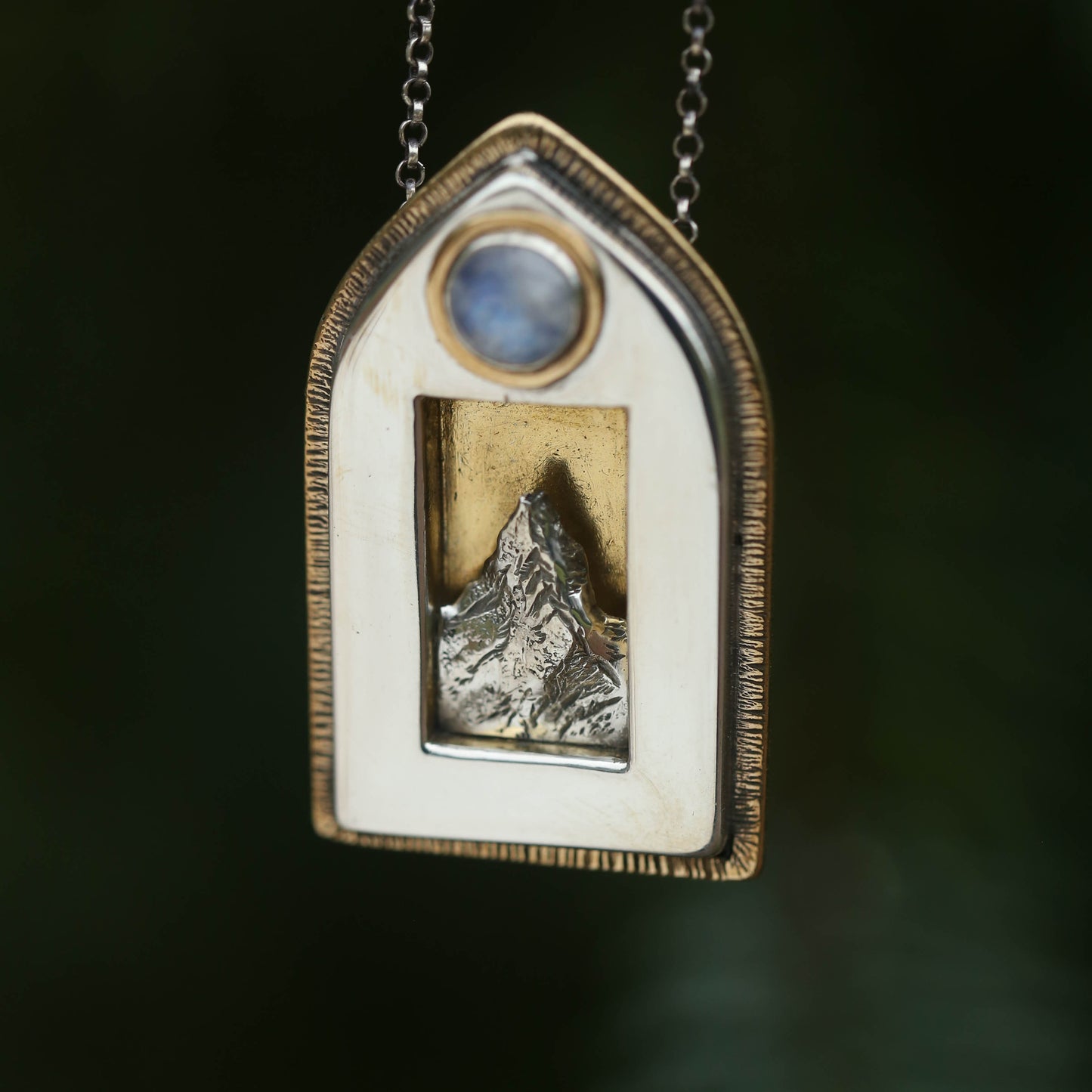 Sun and Moon Shrine Pendant