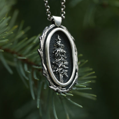 Redwood Sterling Silver Necklace