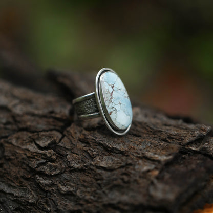 Sandhill Turquoise Sterling Silver Ring Size 6.5